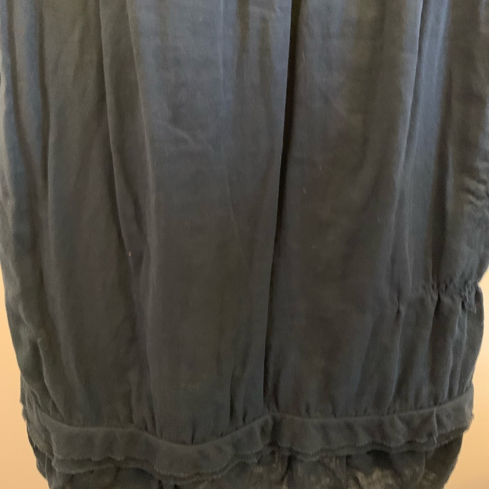 Marni navy blue cotton low cut dress with pockets size 38 - Picture 4 of 10